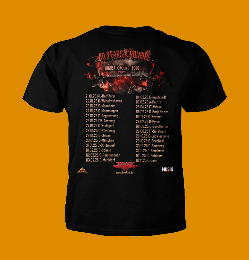 T-Shirt "Higher Ground Tour Part 1 2025"