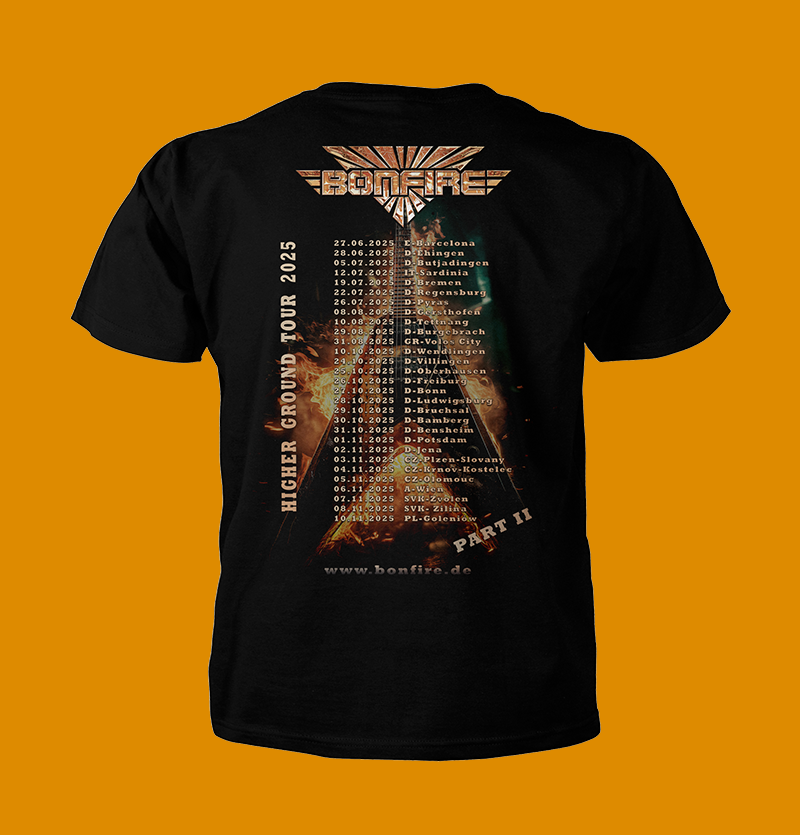 T-Shirt "Higher Ground Tour Part 2 2025"