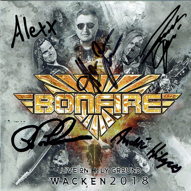 CD "Live On Holy Ground Wacken 2018" limited & signed