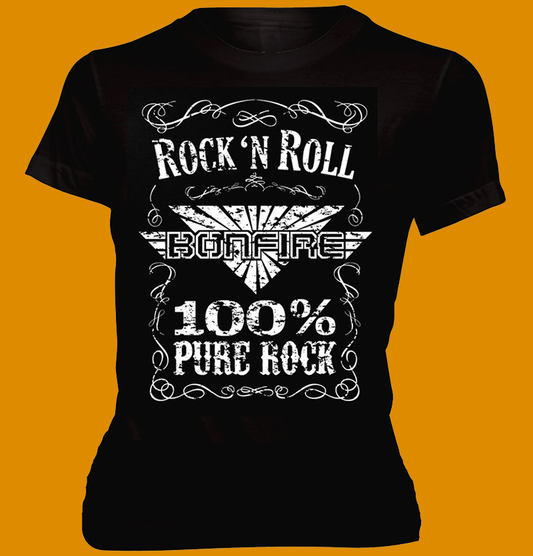 T-Shirt "100% Pure Rock" Girlie