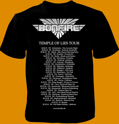 T-Shirt "Temple of Lies Tour 2018"