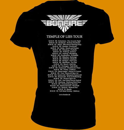 T-Shirt "Temple of Lies Tour 2018" Girlie